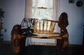 Bear Ceder Bench with Backboard